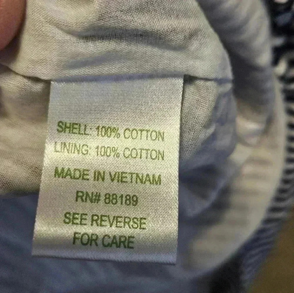 Lilly Pulitzer Nautical Striped Popover Long Sleeve Shirt Dress - Picture 10 of 11